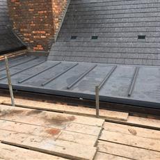 Pitched and Flat roof with vents